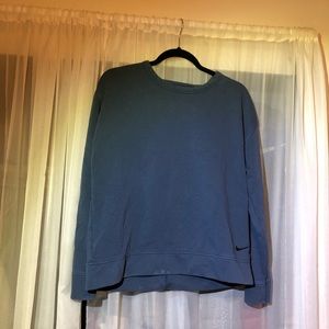 Blue Nike open back crewneck